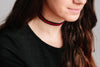 Choker/Wrap Bracelet - Red - Darzah